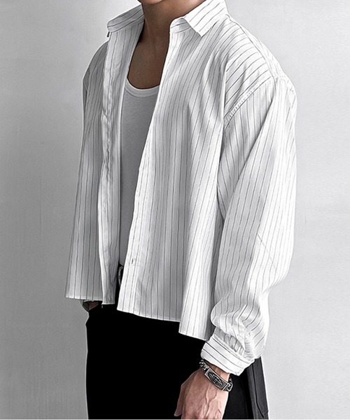 「JOHNNY WOLF」 長袖シャツ X-LARGE ホワイト メンズ_画像2