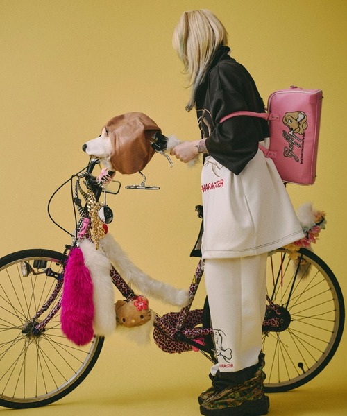 GALFY（ガルフィー） ボストンバッグ プチ家出BAG/犬ロゴ刺繍フェイク