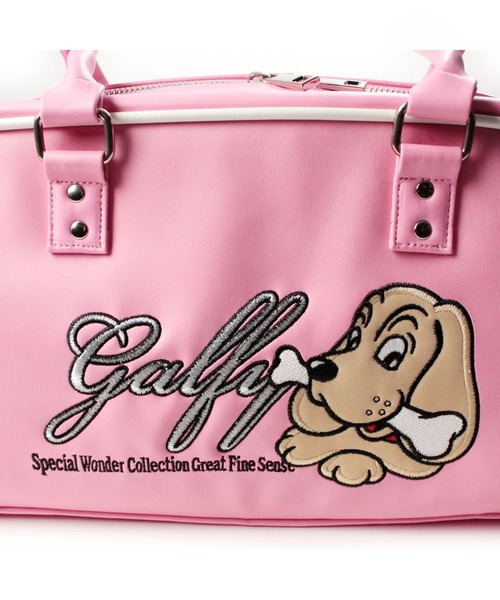 GALFY（ガルフィー） ボストンバッグ プチ家出BAG/犬ロゴ刺繍フェイク