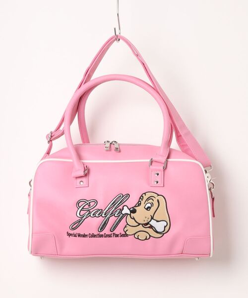 GALFY（ガルフィー） ボストンバッグ プチ家出BAG/犬ロゴ刺繍フェイク
