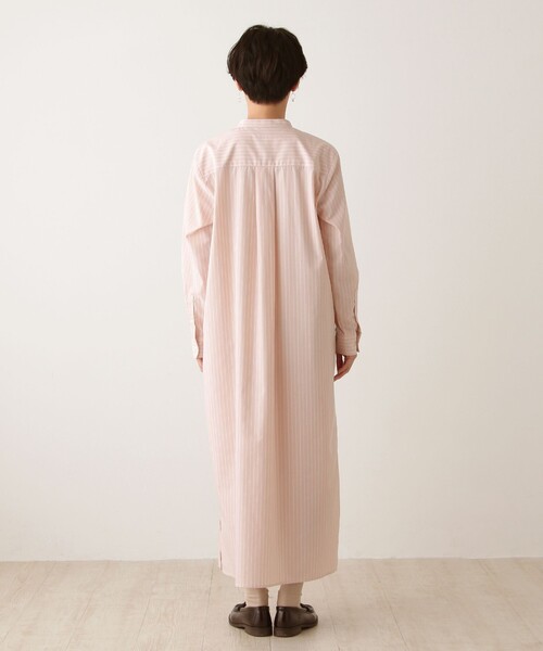 「Afternoon Tea」 シャツワンピース MEDIUM ピンク レディース_画像2