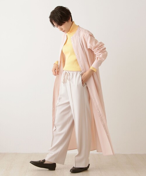 「Afternoon Tea」 シャツワンピース MEDIUM ピンク レディース_画像4