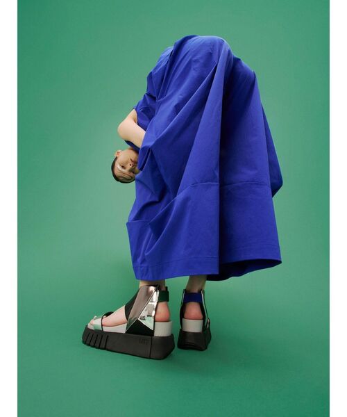 ワイドパンツ パンツ ROUND BOX COCOON PT / ラウンドボックスコクーンパンツ レディースの画像