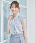 uvカット ブラウス シャツ 「汗ジミ防止」透...の詳細画像2