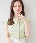 uvカット ブラウス シャツ 「汗ジミ防止」透...の詳細画像4