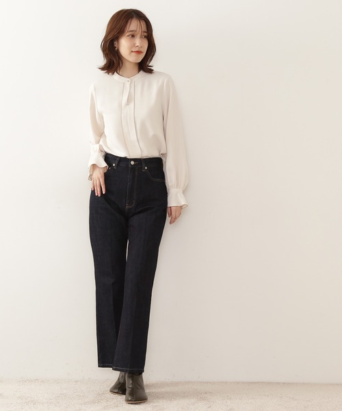 「N.(N. Natural Beauty Basic)」 長袖ブラウス MEDIUM コーラル レディース_画像3