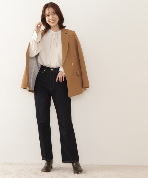 「N.(N. Natural Beauty Basic)」 長袖ブラウス MEDIUM コーラル レディース_画像4