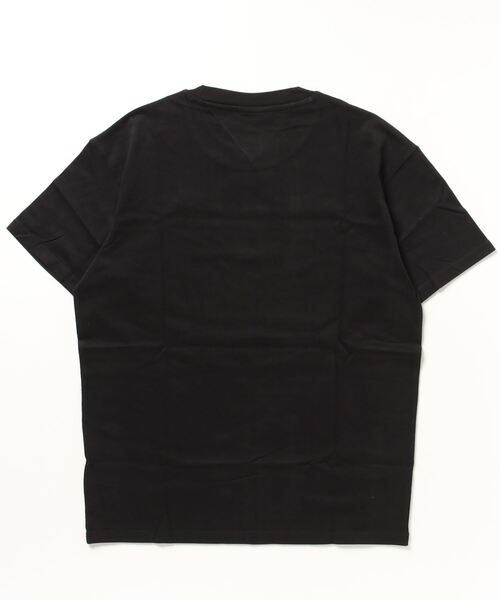 「TOMMY JEANS」 半袖Tシャツ LARGE ブラック メンズ_画像2
