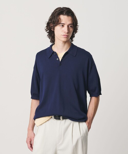 BEAUTY＆YOUTH UNITED ARROWS ポロシャツ 半袖 HI-LINE グロッシー