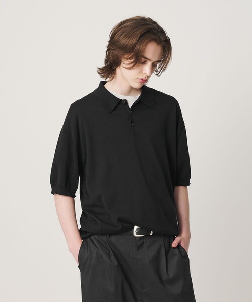 BEAUTY＆YOUTH UNITED ARROWS ポロシャツ 半袖 HI-LINE グロッシー