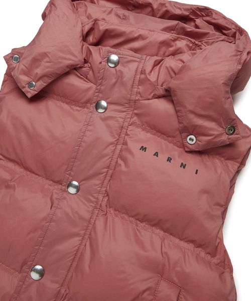 MARNI（マルニ） ダウンベスト アウター 入学式 Kids ＆ Junior ロゴ