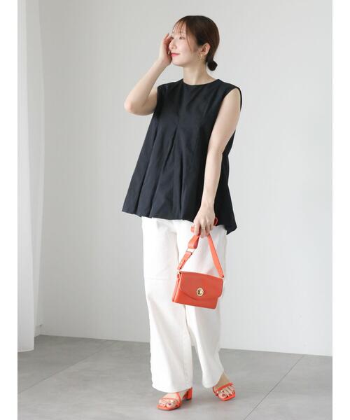 「Te chichi TERRASSE」 デニムパンツ L オフホワイト レディース_画像2