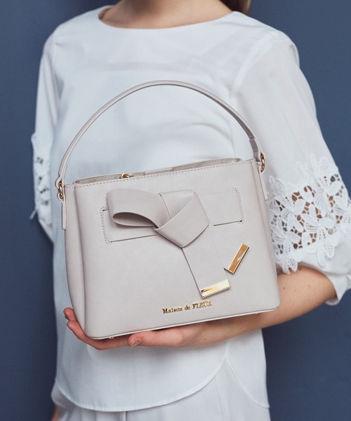 「Maison de FLEUR」 2WAYバッグ FREE ブラック レディース_画像5