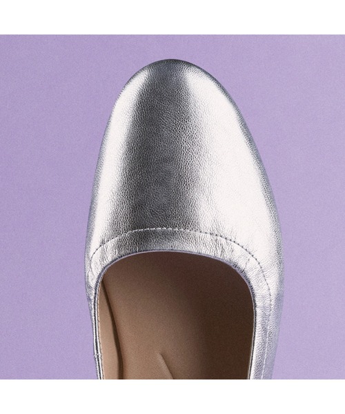 「Clarks」 フラットパンプス UK3 シルバー レディース_画像10