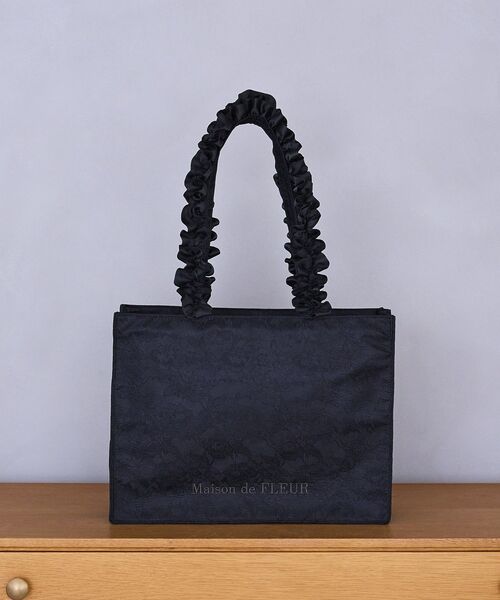 Maison de FLEUR（メゾンドフルール） トートバッグ レースフリル 