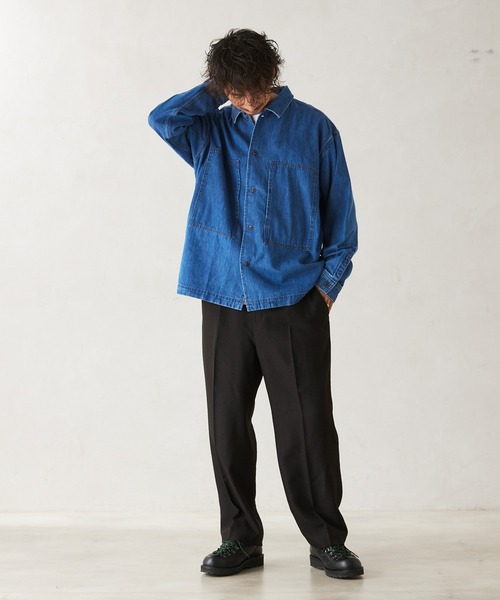「JOURNAL STANDARD relume」 スラックス - グレー メンズ_画像2