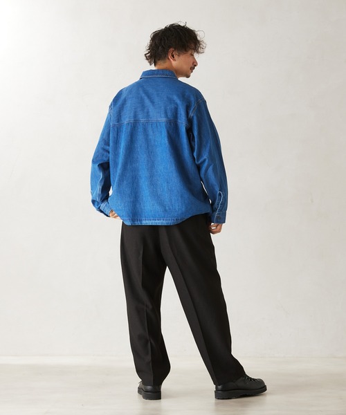 「JOURNAL STANDARD relume」 スラックス - グレー メンズ_画像4
