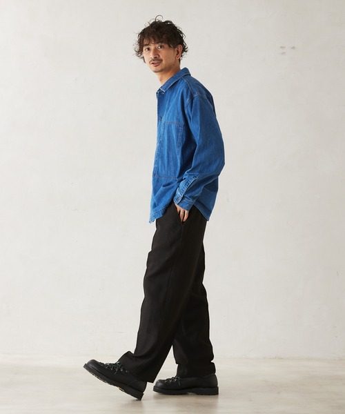 「JOURNAL STANDARD relume」 スラックス - グレー メンズ_画像5