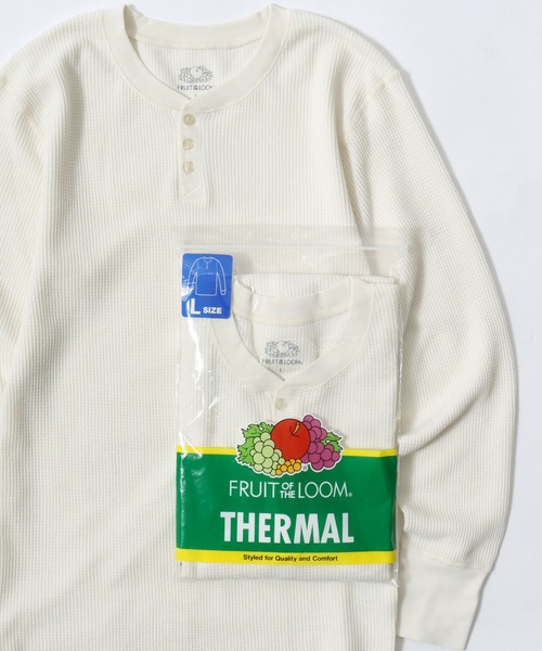 FRUIT OF THE LOOM（フルーツオブザルーム） ヘンリーネック tシャツ
