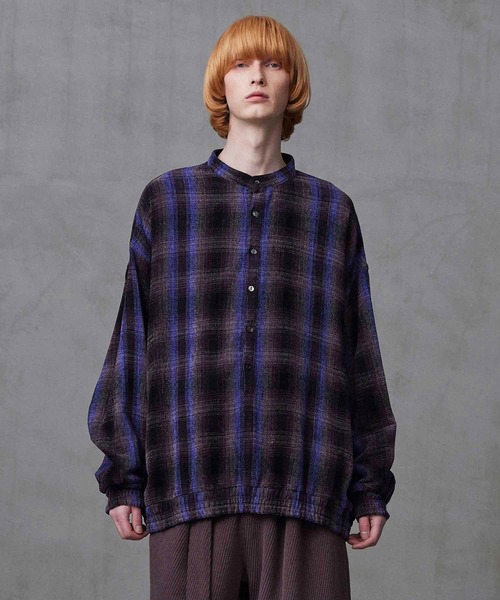 SHAREEF（シャリーフ） 長袖Tシャツ 2 パープル メンズ : ZOZOTOWN