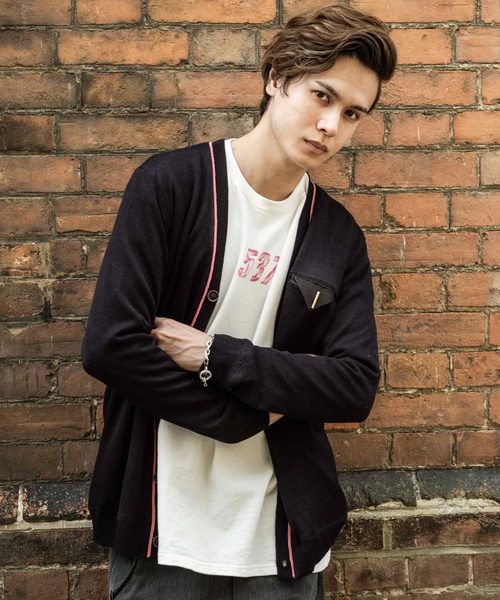 カーディガン glamb グラム CLUB reversible cardigan クラブ