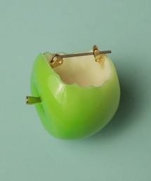 LOVE by e.m 青リンゴピアス　新品未使用品 LOVE BY e.m. ピアス たべかけりんごピアス レディース メンズ