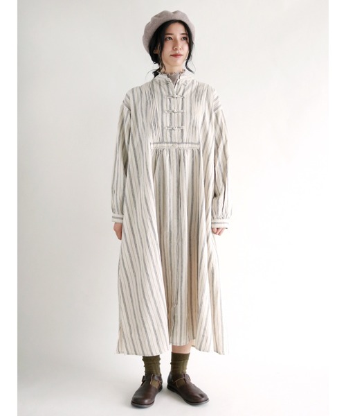 ワンピース チャイナボタンストライプワンピース Zozotown Paypayモール店 通販 Paypayモール