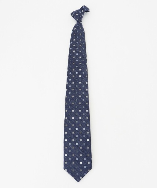 【極美品】J.PRESS ネクタイ小紋柄 ドット柄 総柄 光沢感 レッド J.PRESS(ジェイプレス) ビンテージ ジャカードコレクション 小