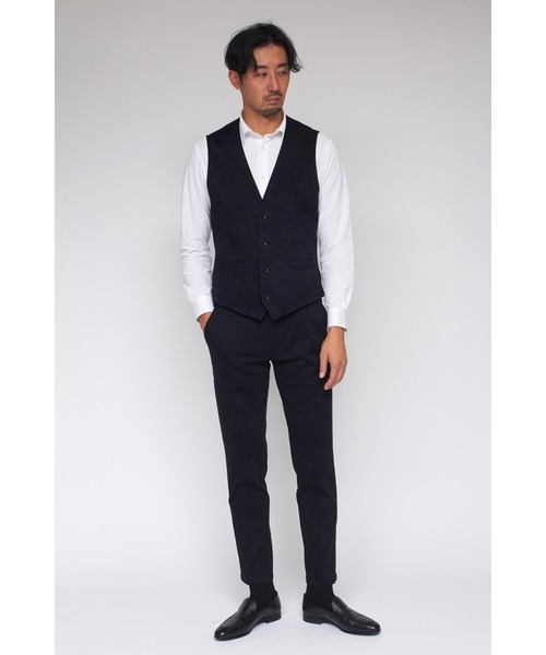 CIVARIZ ジレ スパイダーネット ベスト ドッキング メンズ HIGH STREET ベスト ジレ STREET∴ジオメトリックジャージベスト