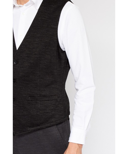 HIGH STREET ベスト ジレ STREET∴ジオメトリックジャージベスト