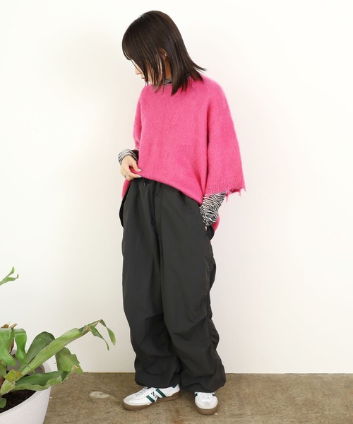 ニット セーター PROVOKE/プロヴォーク frayed pullover knit ニット レディース ニット セーター PROVOKE/プロヴォーク frayed pullover knit