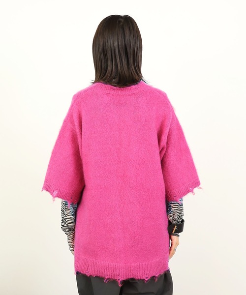 ニット レディース PROVOKE/プロヴォーク frayed pullover knit ニット｜zozo｜04