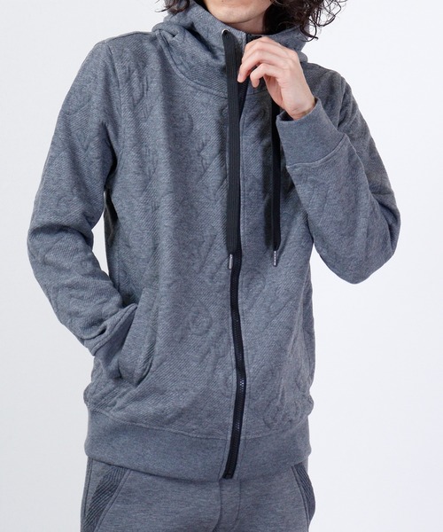 フォントジャガードパーカー フォントジャガードパーカー