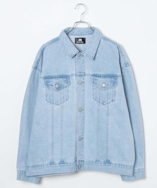 デニムジャケット gジャン WEGO/「Manhattan Records」DENIM JACKET メンズ レディース | Manhattan Records | 11