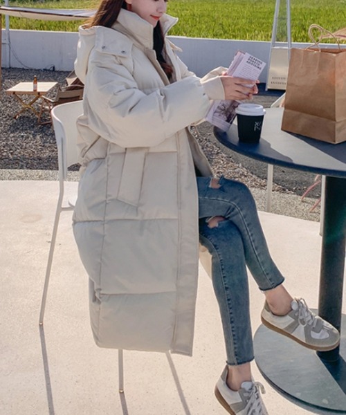 a lot of love コート アウター フェミニンカラー ベンチコート