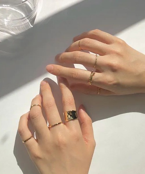 ALMO 指輪 リング モチーフリング8個セット(LEY) レディース