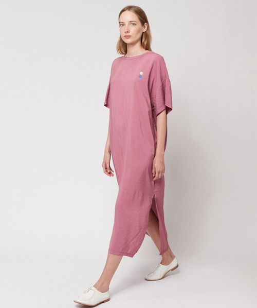 tシャツ Tシャツ レディース Modal cotton  T-shirt long dress｜zozo