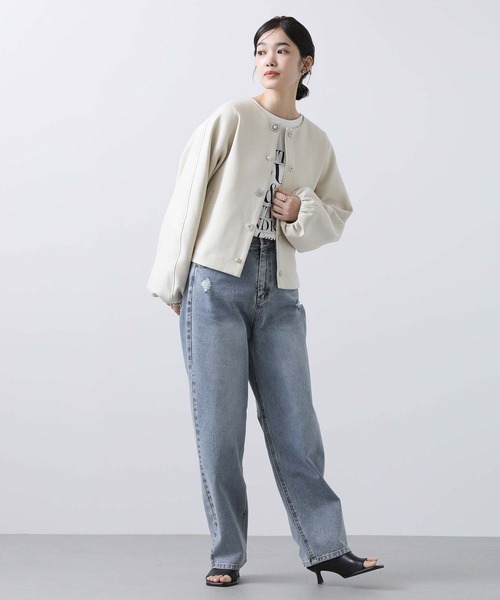 Gready Brilliant アウター ダンボールビジュー釦ジャケット  