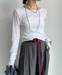 DouDou tシャツ コットンシアーTEE レディース : ZOZOTOWN Yahoo