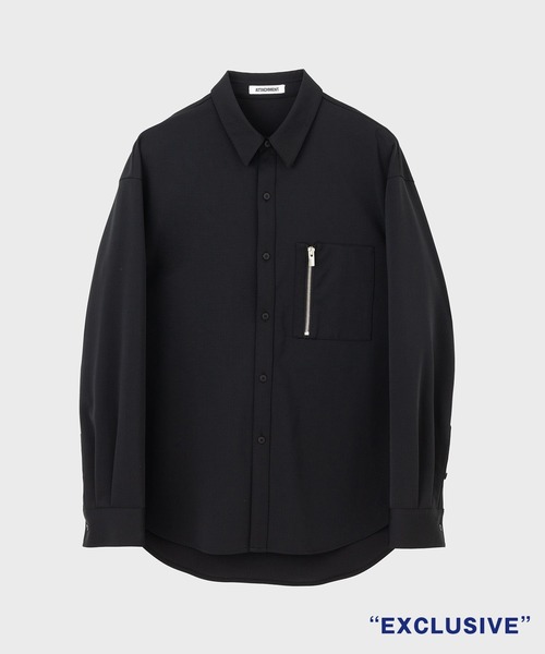 ATTACHMENT STUDIOUS 別注 オーバーコート アタッチメント ATTACHMENT（アタッチメント） シャツ STUDIOUS別注 Zip Shirts メンズ
