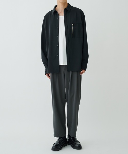 ATTACHMENT（アタッチメント） シャツ STUDIOUS別注 Zip Shirts メンズ