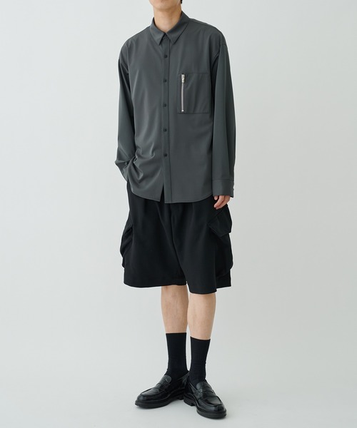 ATTACHMENT（アタッチメント） シャツ STUDIOUS別注 Zip Shirts メンズ