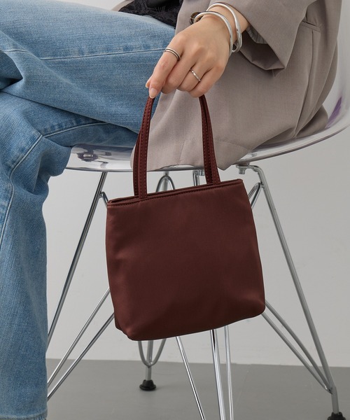 hai（ハイ） ハンドバッグ 「hai」Little Silk/Velvet Bag : ZOZOTOWN