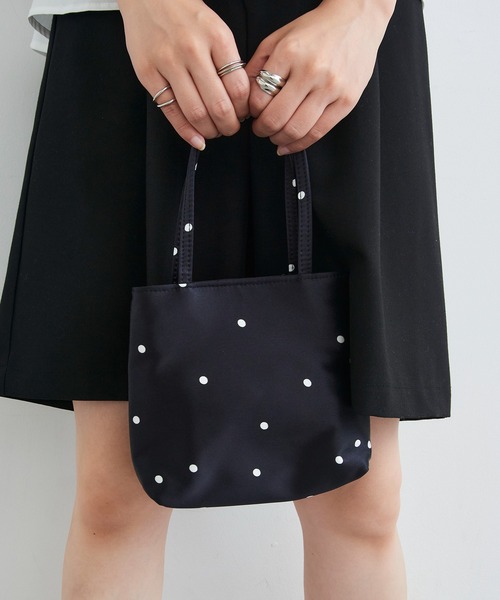hai ハンドバッグ　ネイビー Hai Little Silk Bag（ハンドバッグ）｜hai（ハイ）の