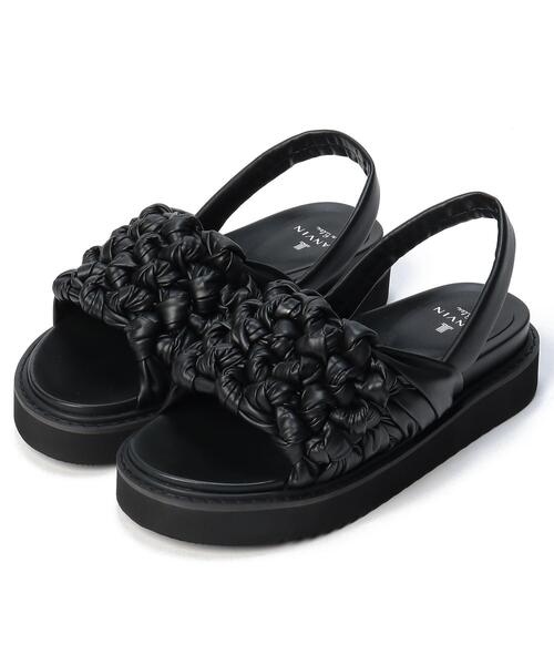 【関税込み】Lanvin サンダル ランバン オン ブルー LANVIN en Bleu プラットフォームバック