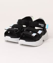 nouw.　「ヌー」 NUOVO サンダル ヌオーヴォ 18-23 REI レイ N9354J BLACK キッズ