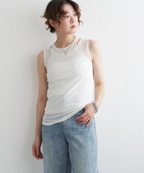 notch. タンクトップ 「2点セット」レイヤードタンクセット レディース