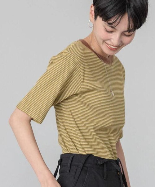 tシャツ バックリボンボーダープルオーバー レディース バックリボンボーダープルオーバーカットソー | FREDY & GLOSTER