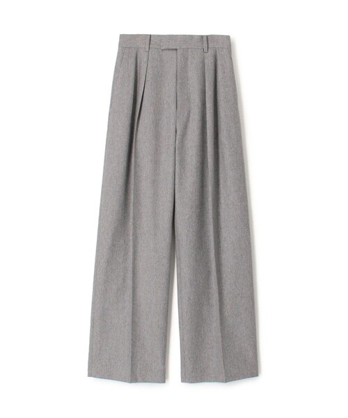 80s MANI ウール2タックスラックス ワイドパンツ アルマーニ