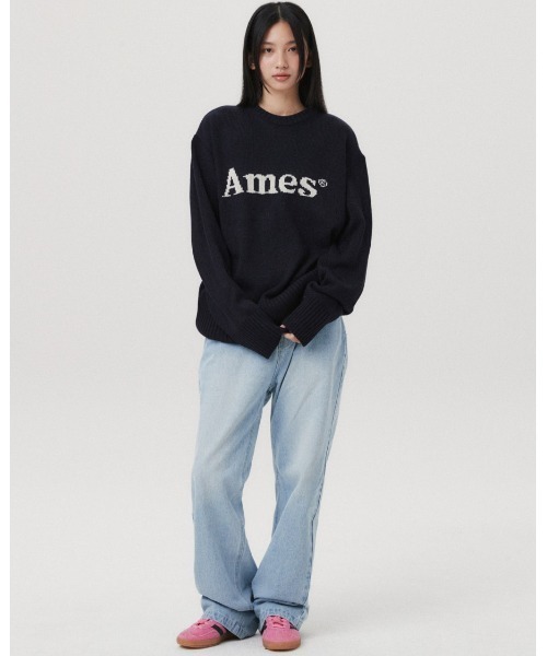 AMESーWORLDWIDE ニット セーター A'GEM/9 × .kom